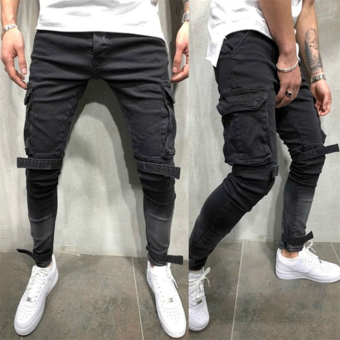 черные джинсы мужские