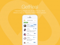 Приложение GetReal: знакомьтесь с интересными людьми лично