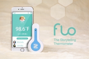 Flo – бесконтактный термометр измерит и тело и еду